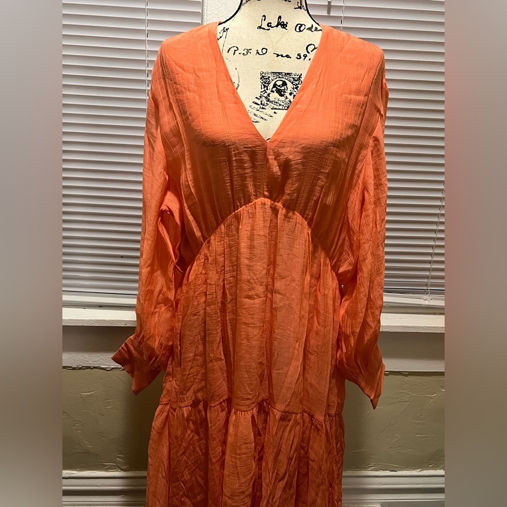 H&M LONG LYOCELL-BLEND DRESS - Picture 4 of 10